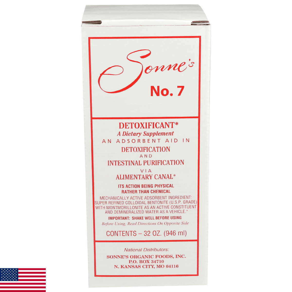 Sonnes Bentonite Liquid No 7 32oz - Image 1