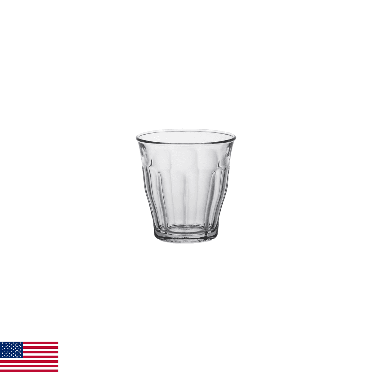 Duralex - Picardie Tumbler, Clear, 4 3/8 ounce, Set of 6 - Image 1