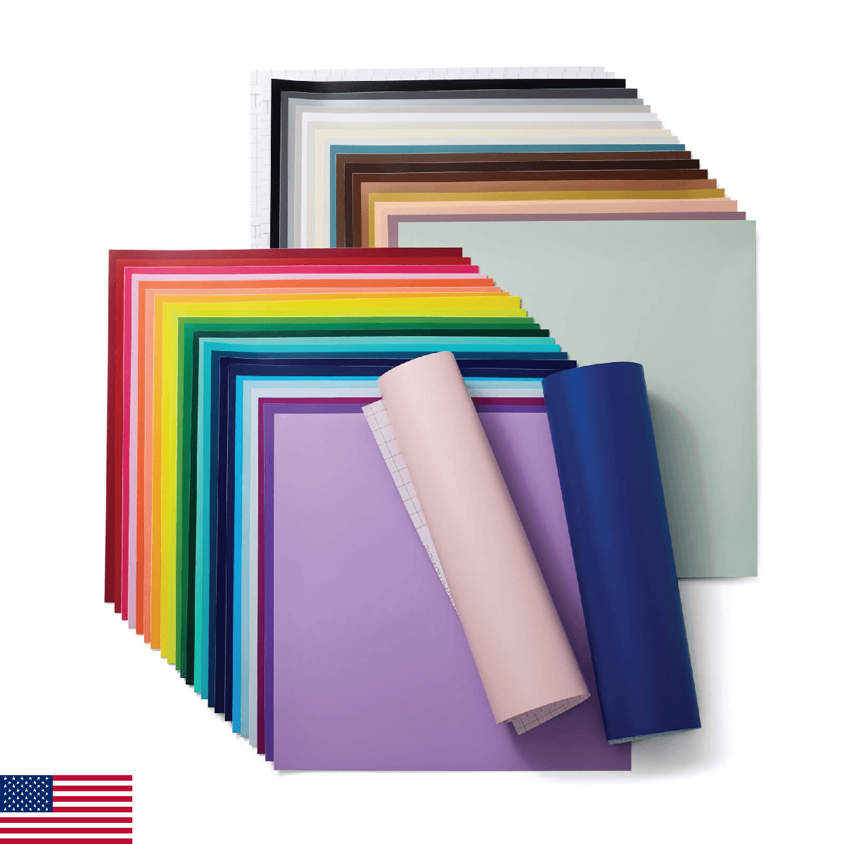 Cricut Removable - Everything Sampler, 12x12 Vinyl Sheets and Transfer Tapes, Cr - Image 1