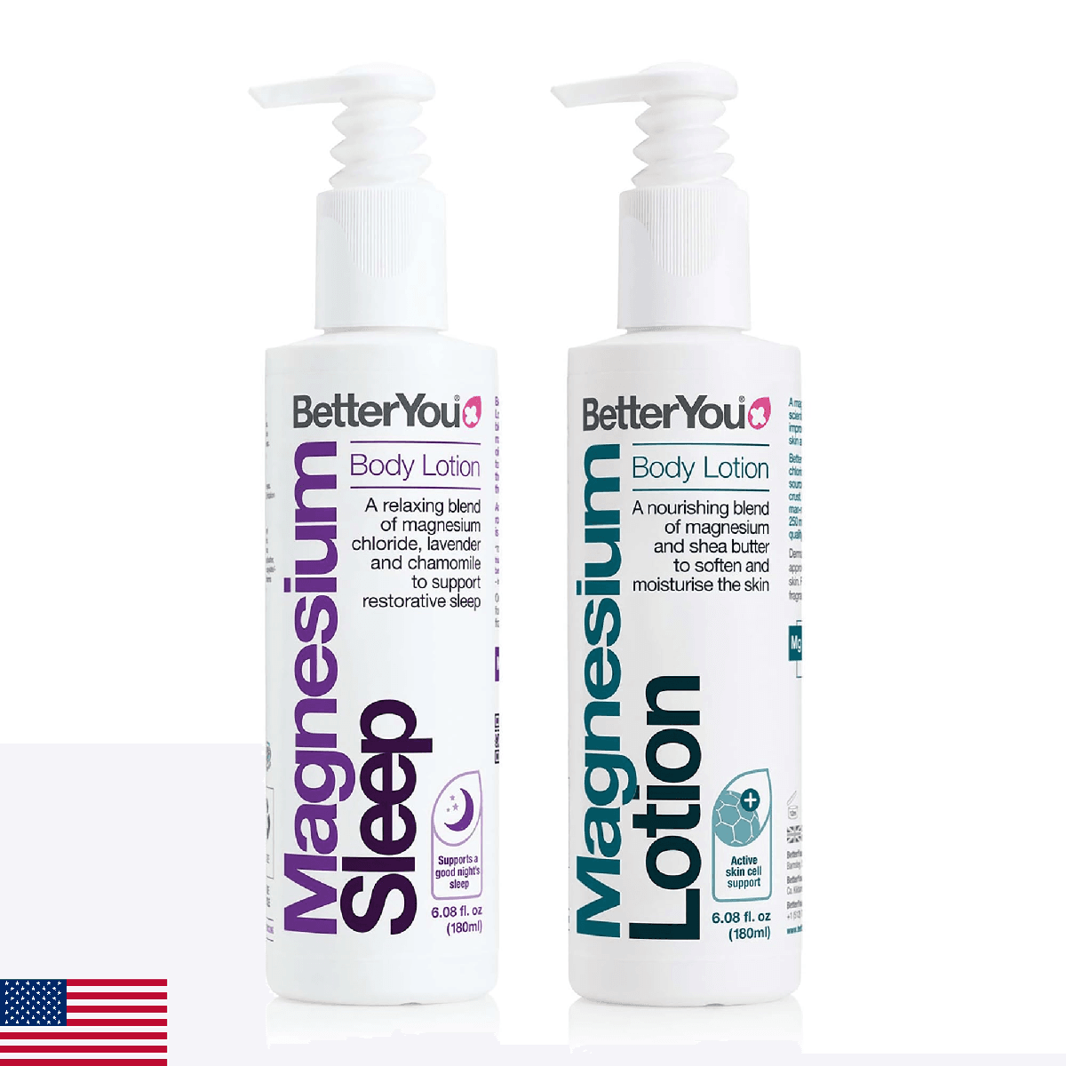 BetterYou Lotion Bundle - Sleep and Magnesium Body Lotion - Softens Skin and Eas - Image 1