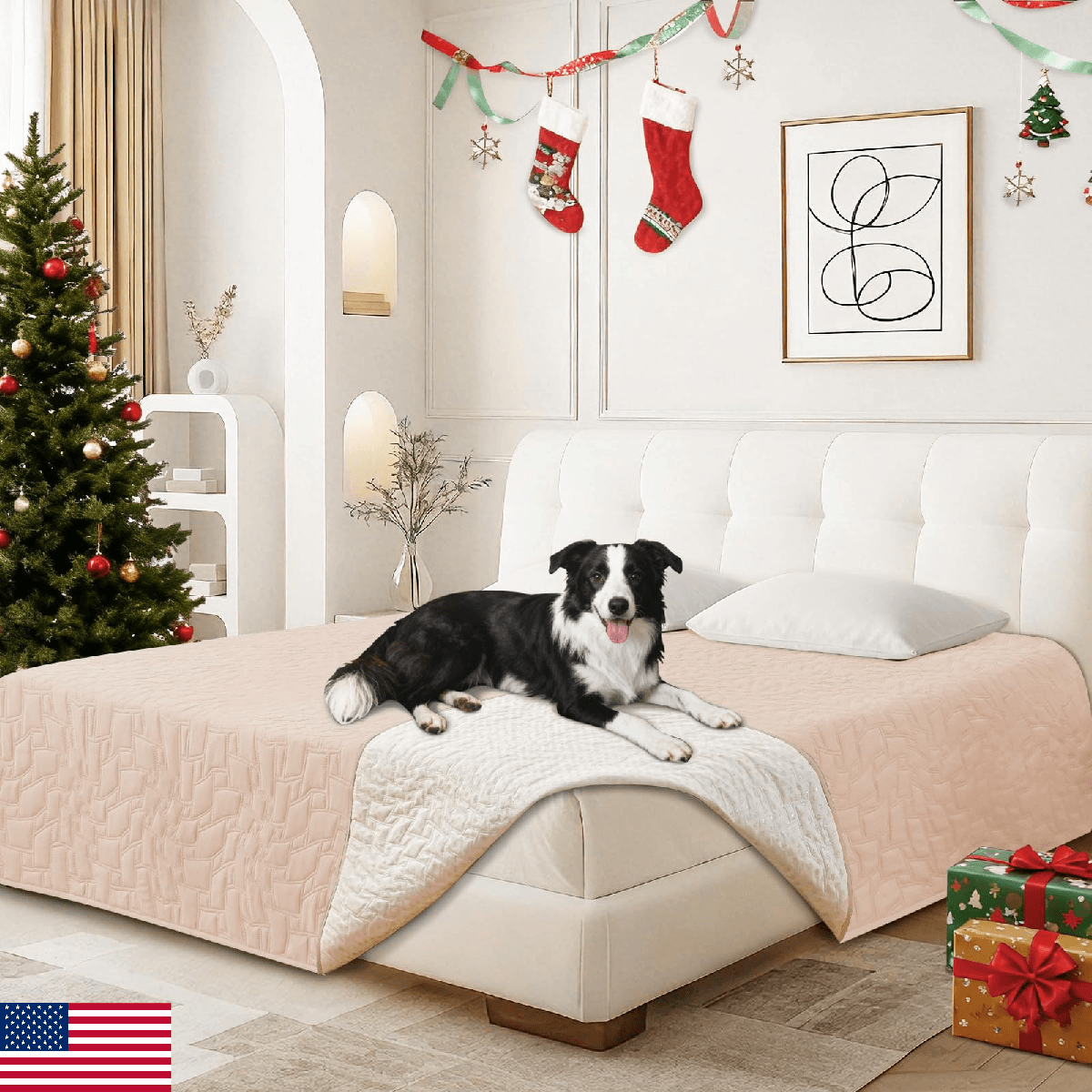 CYCMACO Waterproof Dog Bed Cover Pet Blanket Soft Couch Cover Washable Non-Slip - Image 1