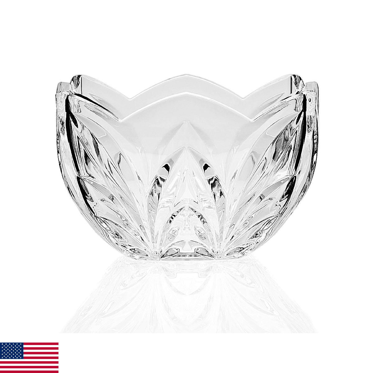 Godinger Square Bowl - Shannon Crystal - Image 1