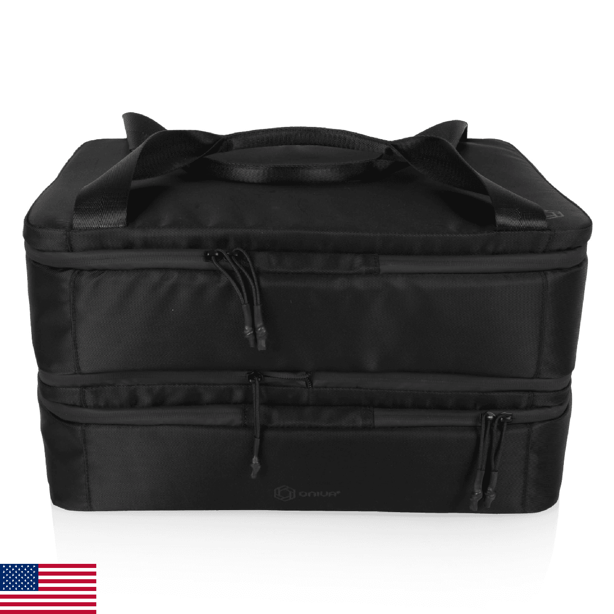 PICNIC TIME Double Decker Casserole Tote, 2-Layer Potluck Casserole Carrier, Ins - Image 1