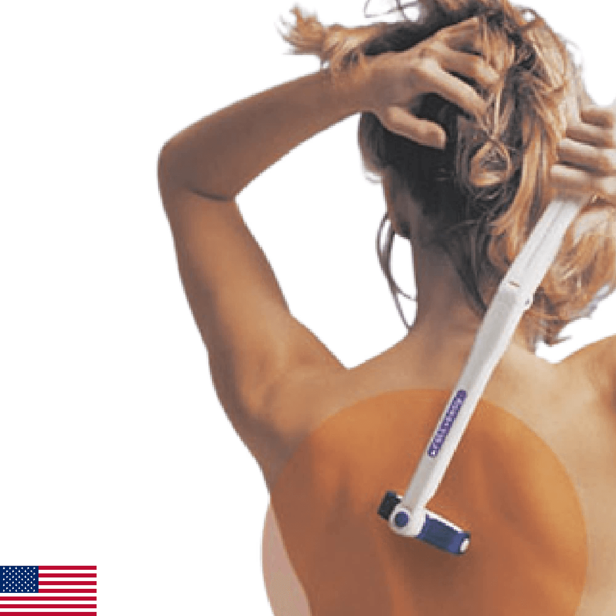 SP Ableware Roll Easy Lotion Applicator with Pivoting Handle and 2 Interchangeab - Image 1