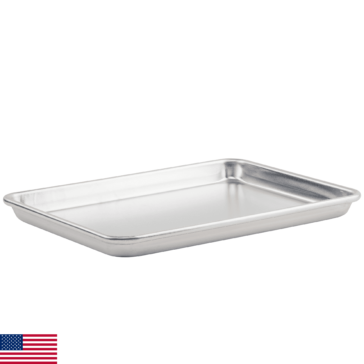 Winco Commercial-Grade Aluminum Sheet Pan, 18 Gauge, 1/4 Size - Image 1