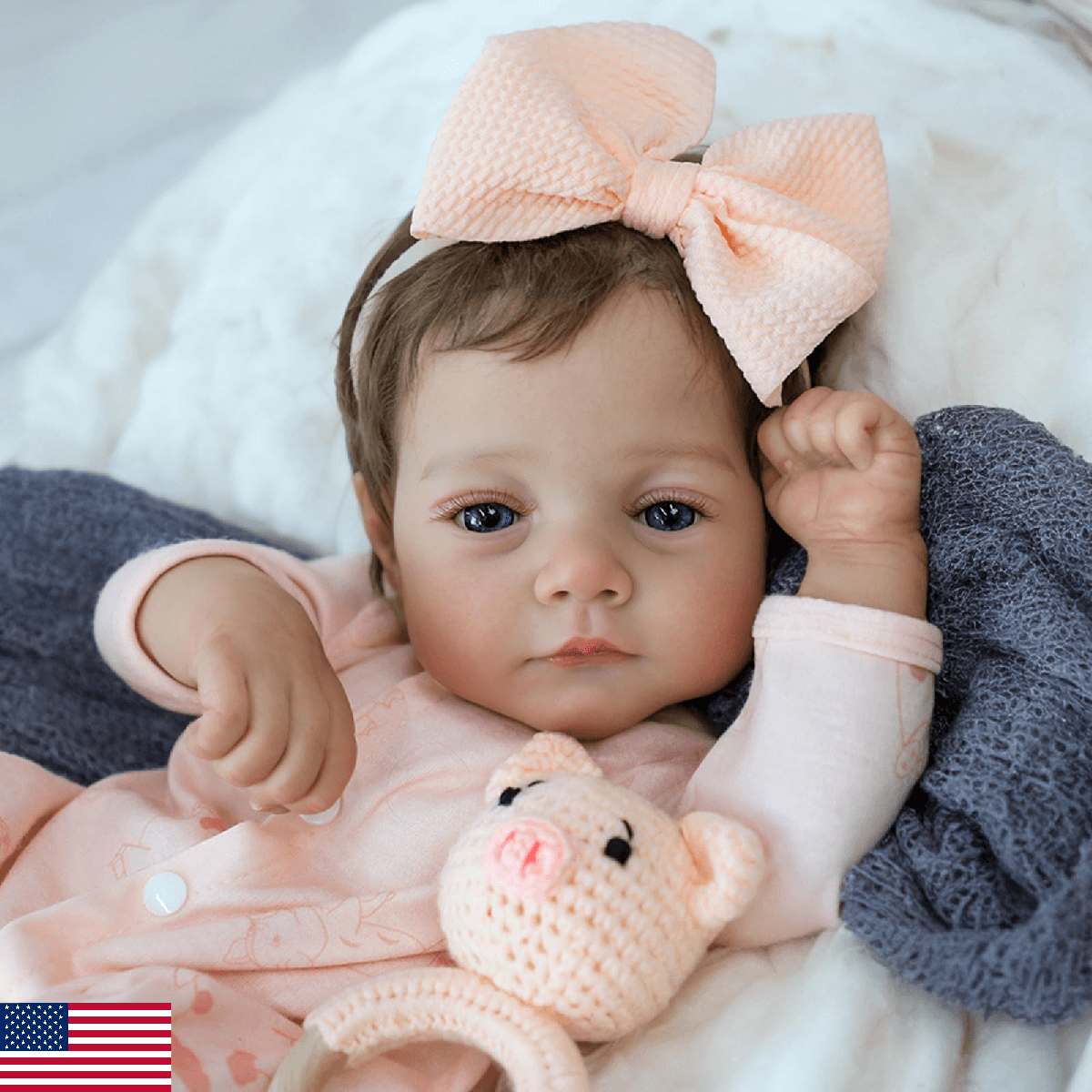 SCOM Realistic Reborn Baby Dolls - 18 Inch Lifelike Newborn Baby Dolls Adorable - Image 1