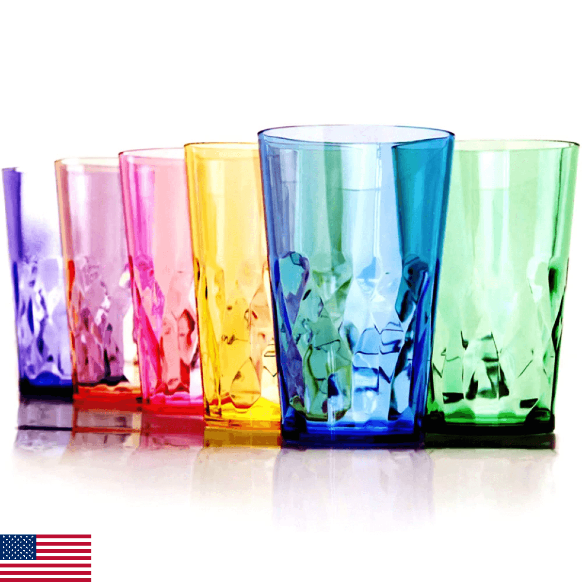 SCANDINOVIA - 19oz Unbreakable Premium Drinking Glasses Set of 6 - Super Grade A - Image 1