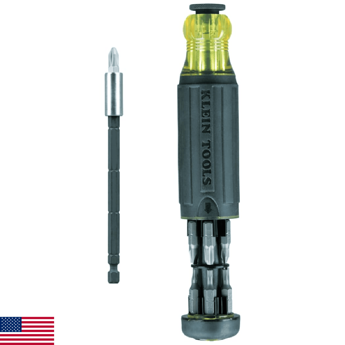 Klein Tools 32303 Multi-Bit Screwdriver / Nut Driver, Impact Rated 14-in-1 Magne - Image 1