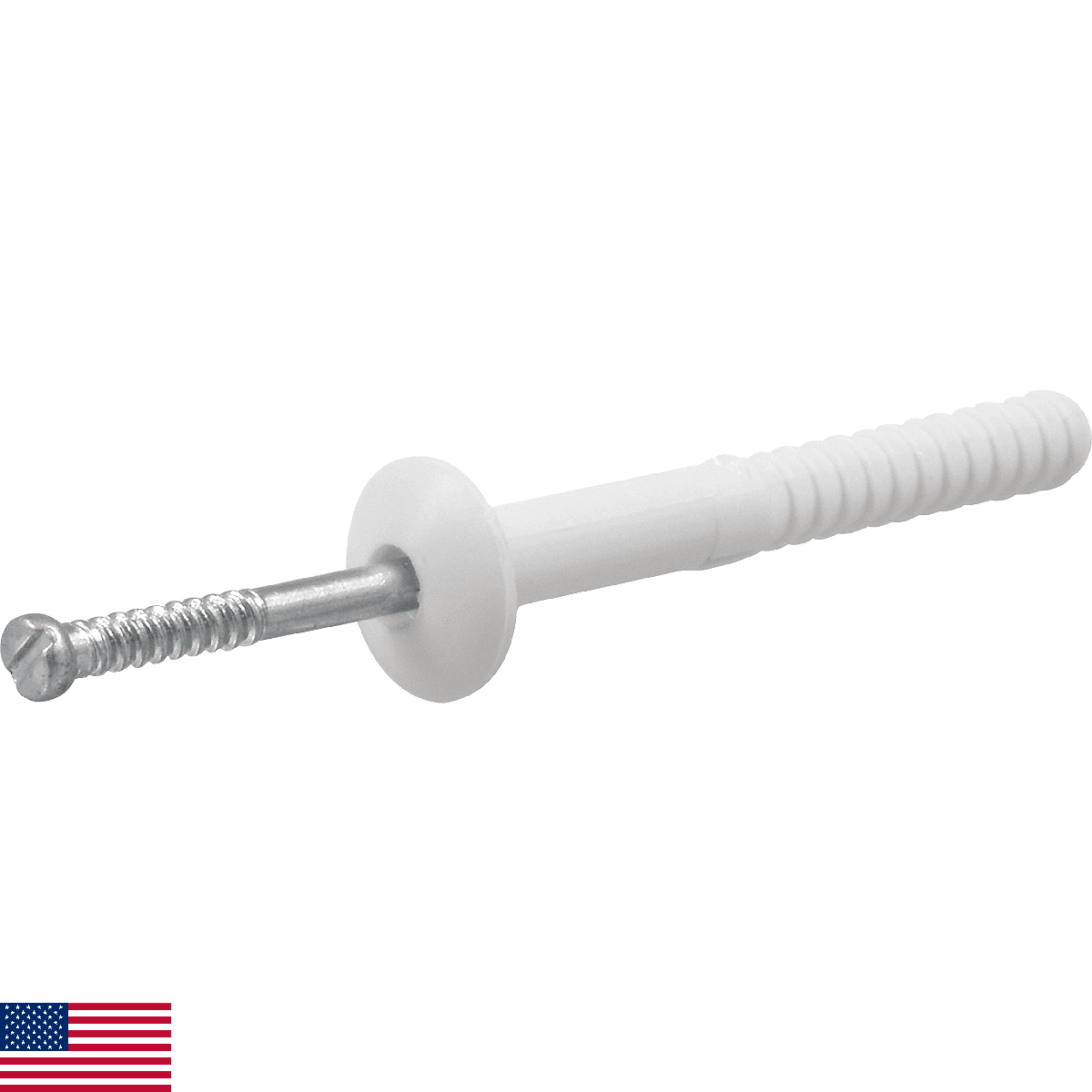 Nylon Anchor 1/4" x 2" Truss Head Fastener Hardware - Image 1