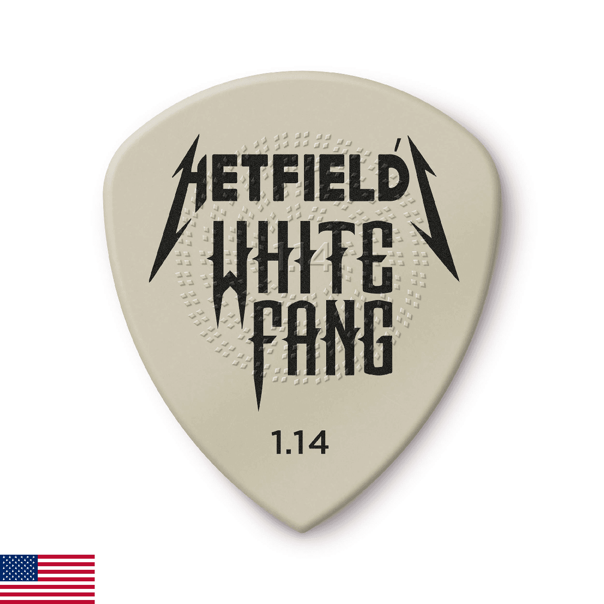 Jim Dunlop Hetfield's White Fang™ Custom Flow® Pick 1.14MM - 24 Pack - Image 1
