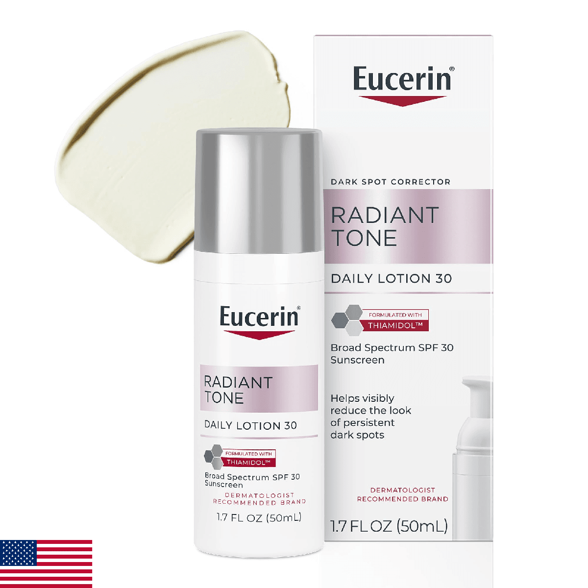 Eucerin Radiant Tone Daily Face Lotion with SPF 30, Dark Spot Corrector with Thi - Image 1