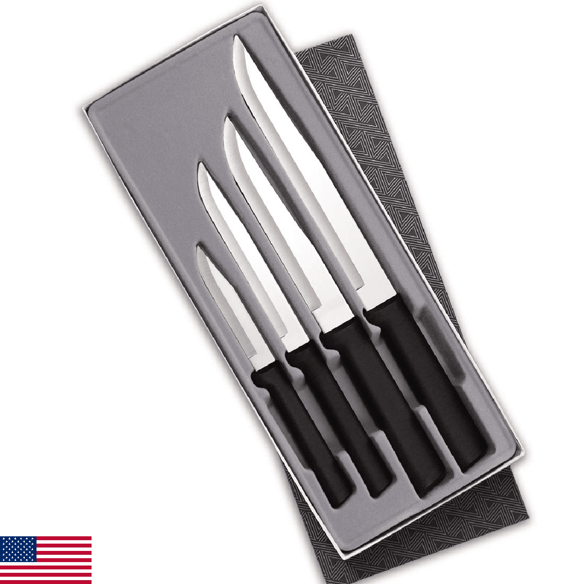Rada Cutlery 4-Piece Wedding Register Knife Gift Set (G204), Stainless Steel Hol - Image 1