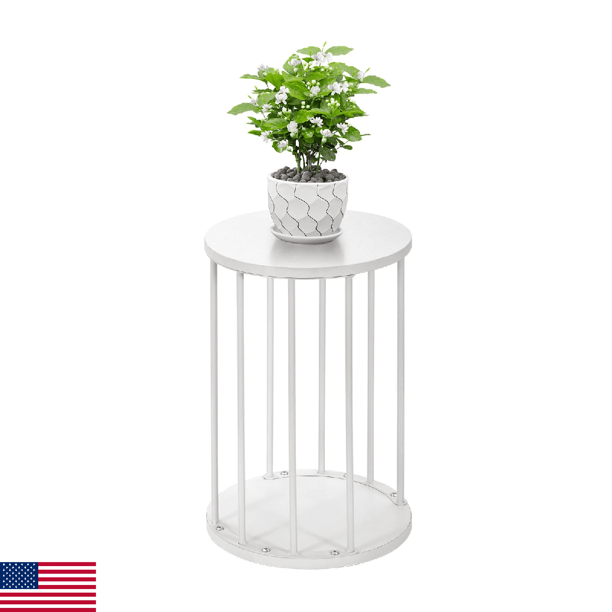 Leinade Plant Stand Indoor,small plant stool,Flower Pot Corner stand holder,Mid - Image 1