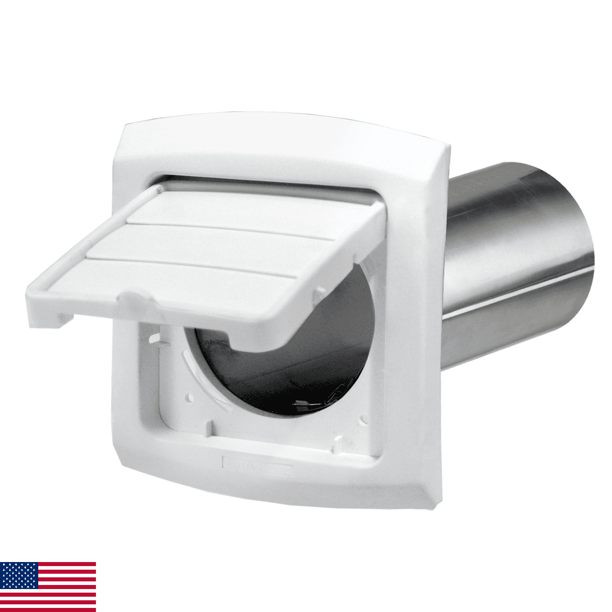 Dundas Jafine BHLH4WZW EzAccess Exhaust Hood, 4 Inch, Plastic, White - Image 1