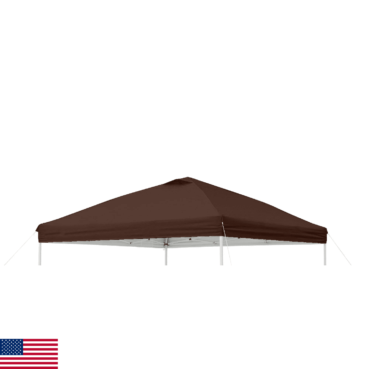 Ozark Trail 10x10 Instant Pop Up Canopy Tent Replacement Cover Brown Canopy Cove - Image 1