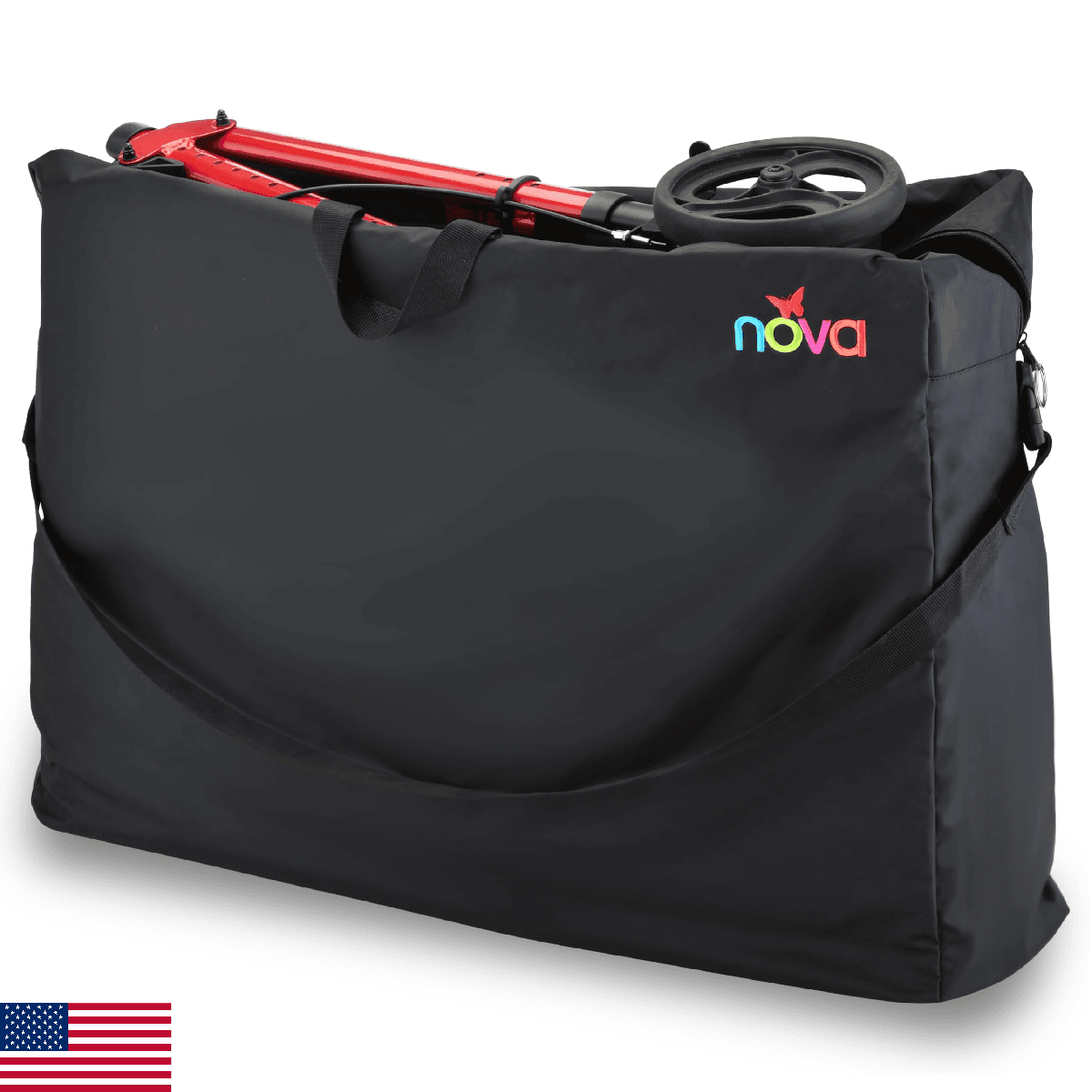NOVA Medical Products Extra-Large Carry & Travel Bag for Rollator Walkers & Tran - Image 1