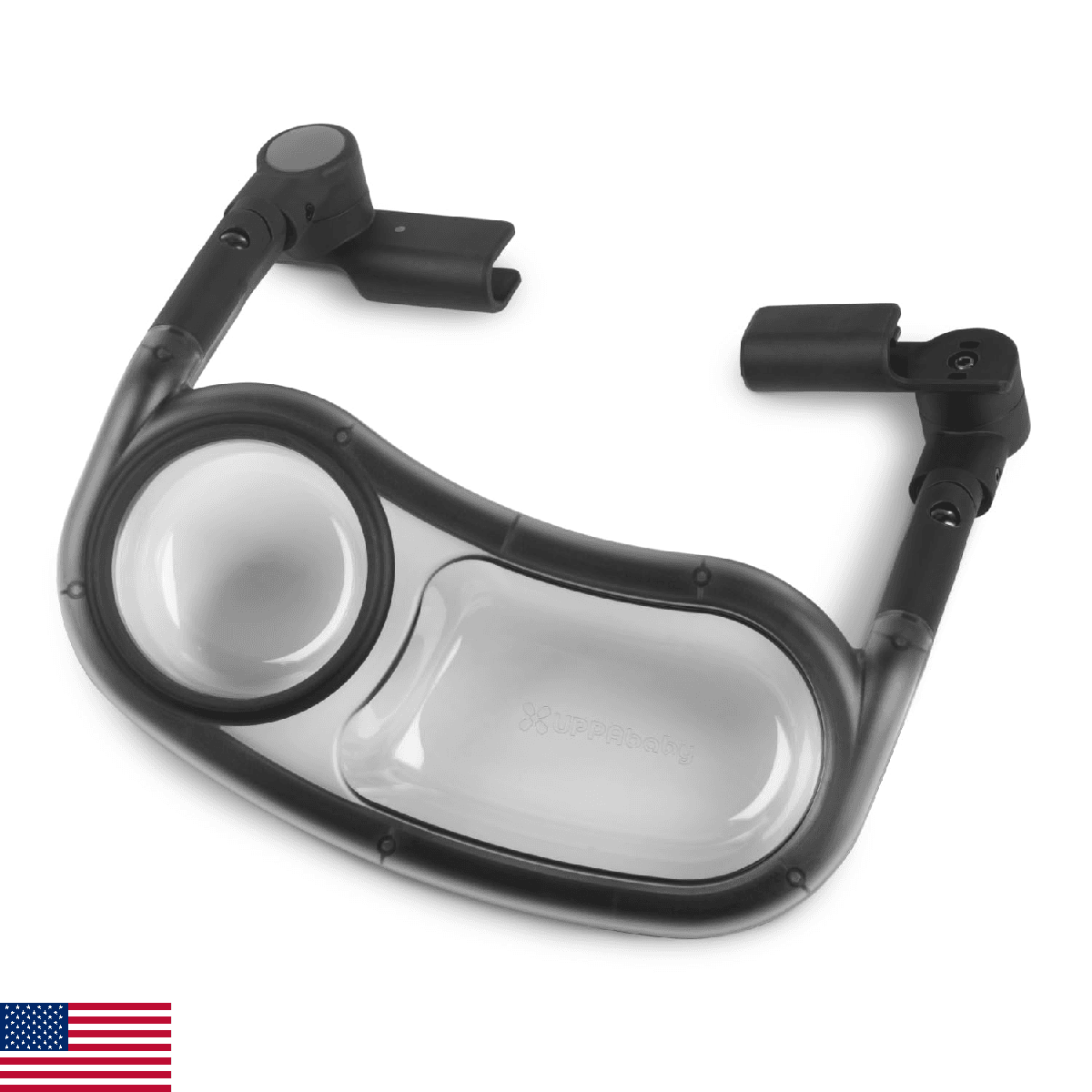 UPPAbaby Snack Tray for Minu Duo Stroller – Tray + Cup Holder - Quick Attachment - Image 1