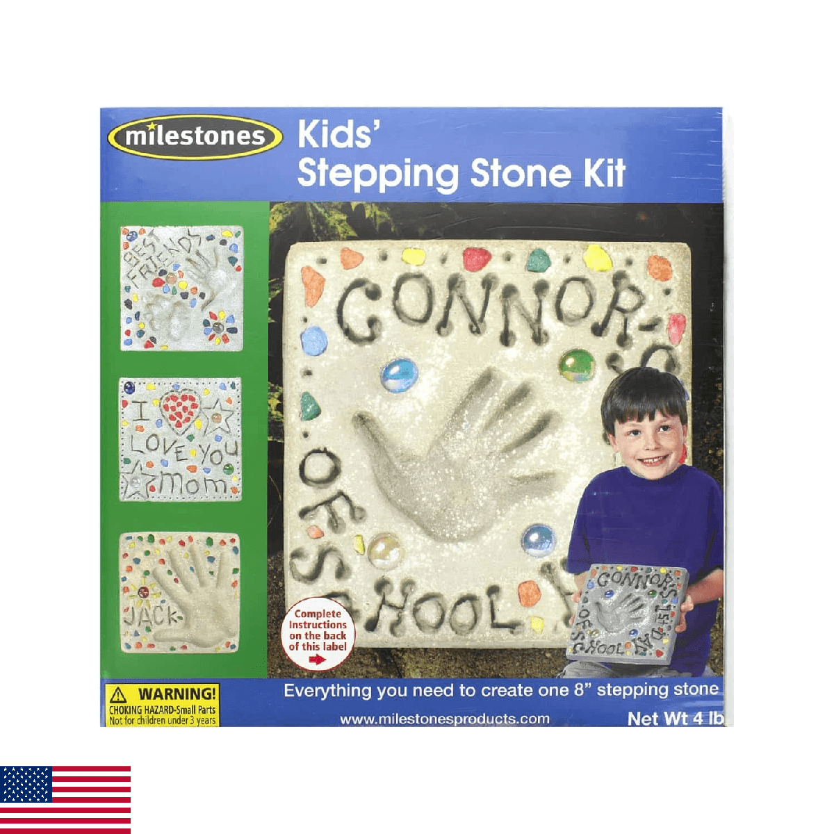 StoneCraft (90111232) 8 Inch Mosaic Stepping Stone Kit - Image 1
