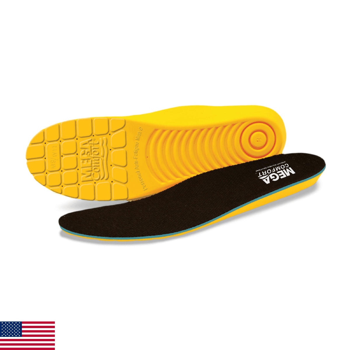 MEGA Comfort Insoles - PAM M14 Yellow - Image 1