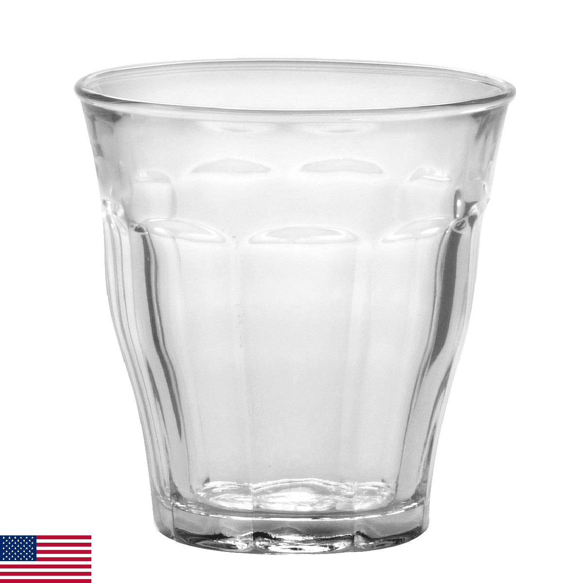 Duralex Picardie Clear Tumbler, 5 3/8 oz. / 16 cl Set of 6. - Image 1