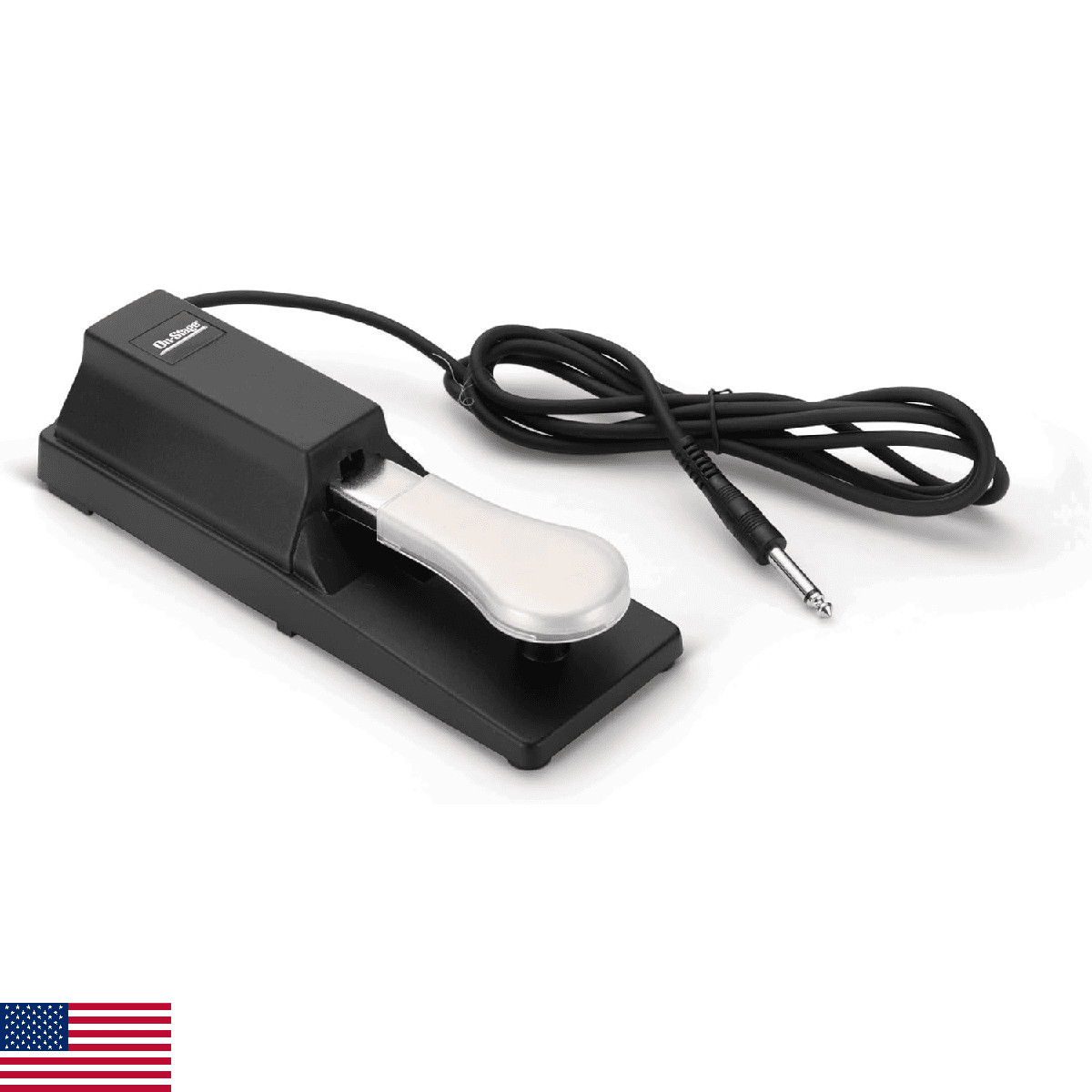 On-Stage KSP100 Universal Sustain Keyboard Pedal, Black - Image 1