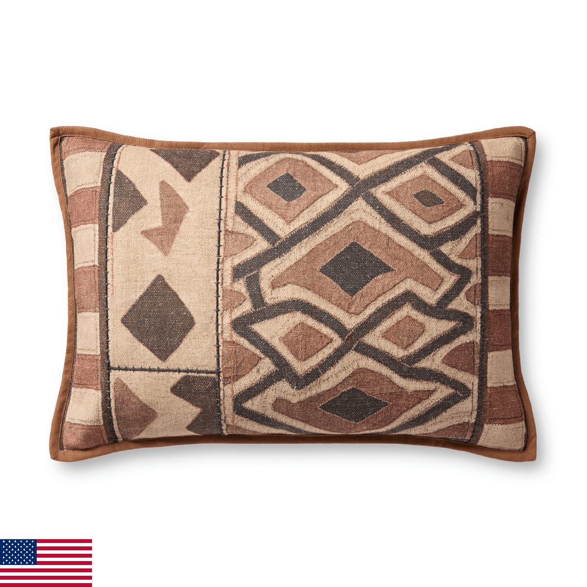 Loloi II Collection PLL0177 Multi 16'' x 26'' Cover w/Poly Pillow - Image 1