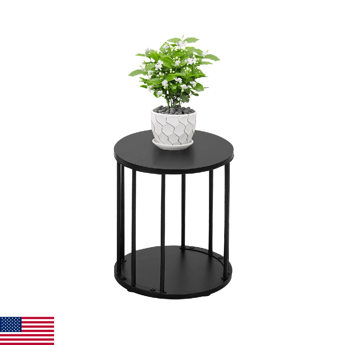 Leinade Plant Stand Indoor,small plant stool,Flower Pot Corner stand holder,Mid - Image 1