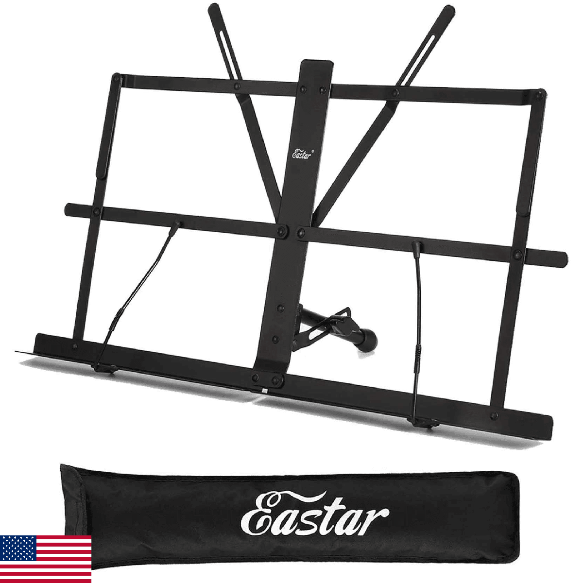 Eastar Tabletop Music Stand for Sheet Music ESMF-3, Table Top Desktop Book Stand - Image 1