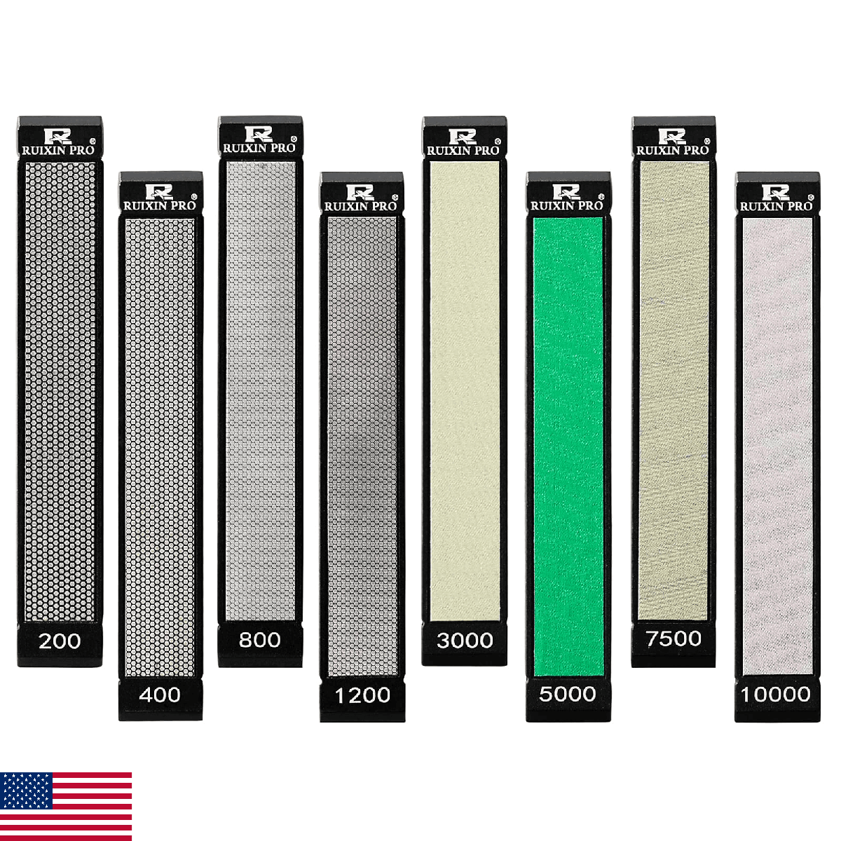 RUIXIN PRO 8 Pcs Diamond Knife Sharpening Stones for RUIXIN PRO RX-008 RX-009 Kn - Image 1