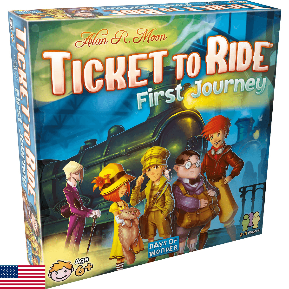 Asmodee Ticket to Ride First Journey Board Game - Fun and Easy for Young Explore - Image 1