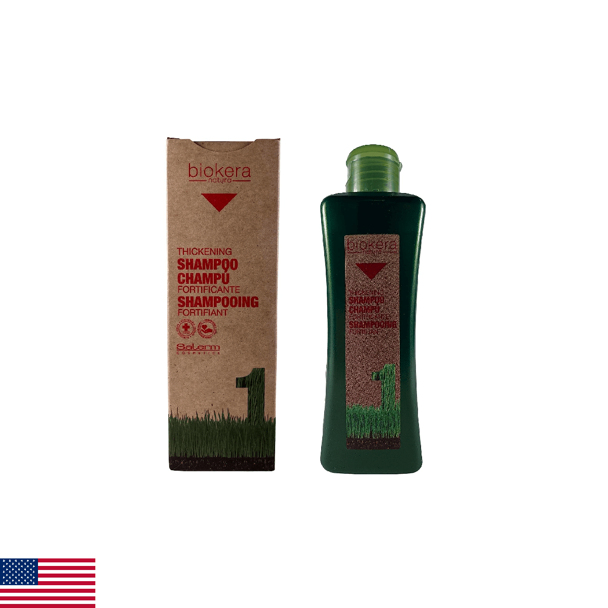 SALERM - Fortifying Shampoo - Biokera Natura Fortifying Shampoo - 300 ml - with - Image 1