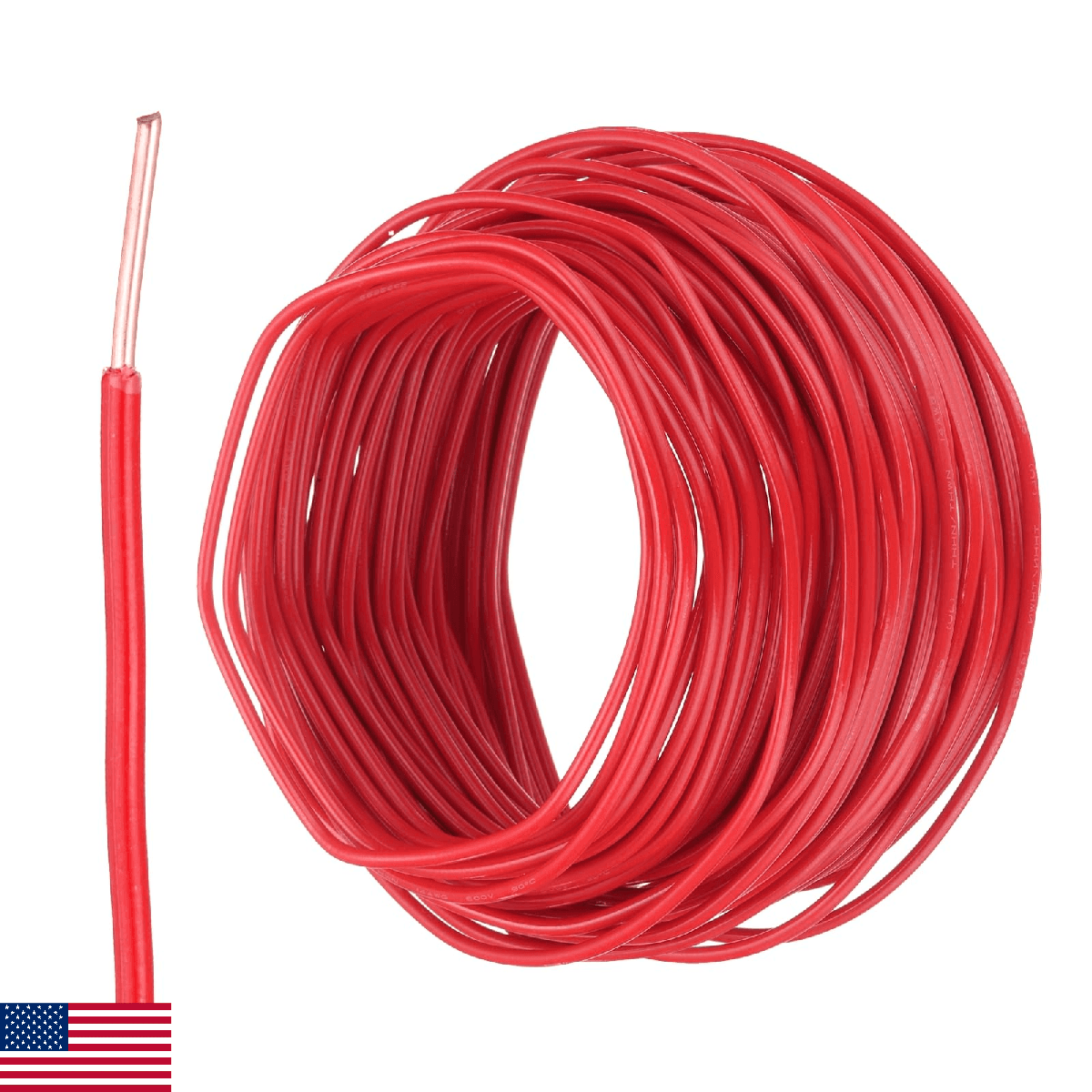 MECCANIXITY THHN Wire 14AWG 150 Feet Electrical Wire Insulated Solid Copper Rate - Image 1