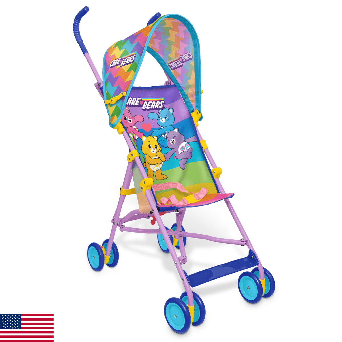 Care Bears Light Weight Compact Baby Travel Stroller - Image 1