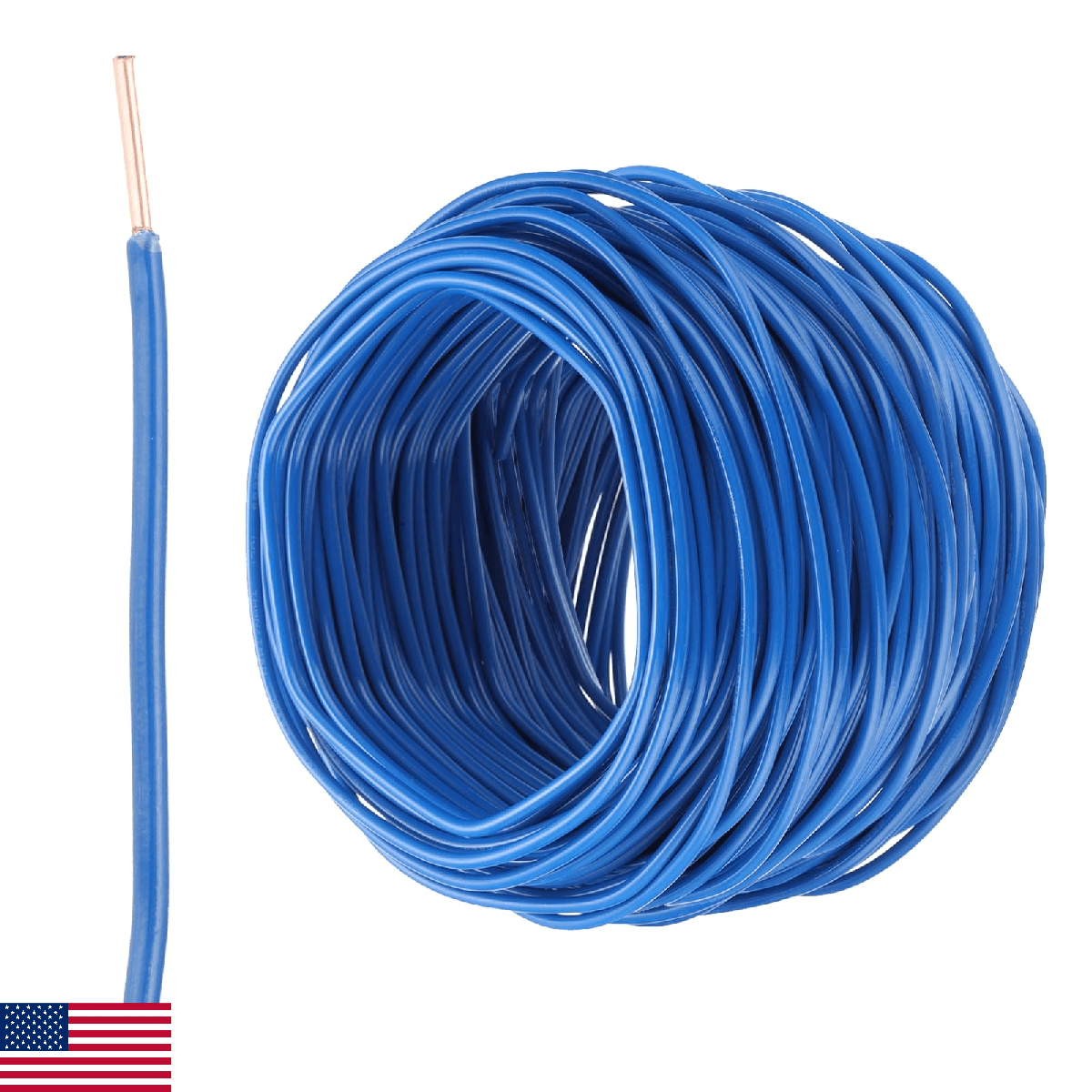 MECCANIXITY THHN Wire 14AWG 150 Feet Electrical Wire Insulated Solid Copper Rate - Image 1