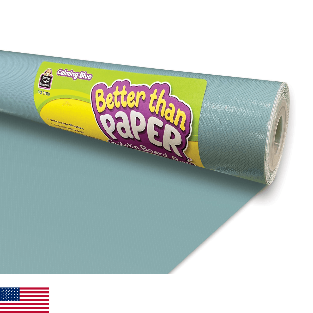 Teacher Created Resorces Calming Blue Better Than Paper® Bulletin Board Roll (TC - Image 1