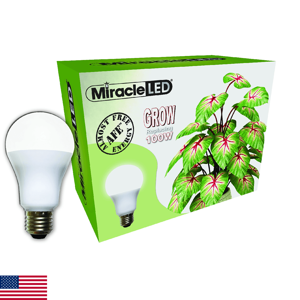 Miracle LED Almost Free Energy 9W Spectrum Grow Lite - Daylight White Full Spect - Image 1