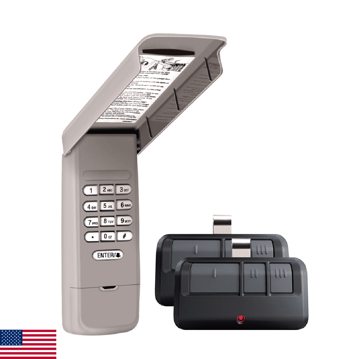 LiftMaster 878Max 893Max Universal Garage Door Opener Keypad Remote 12 Year Warr - Image 1