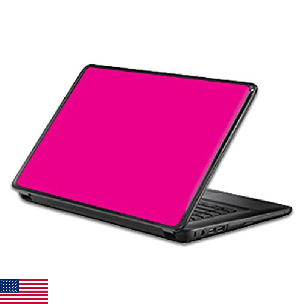 Universal 13" Laptop Skin - Glossy Hot Pink | Protective, Durable, and Unique Vi - Image 1