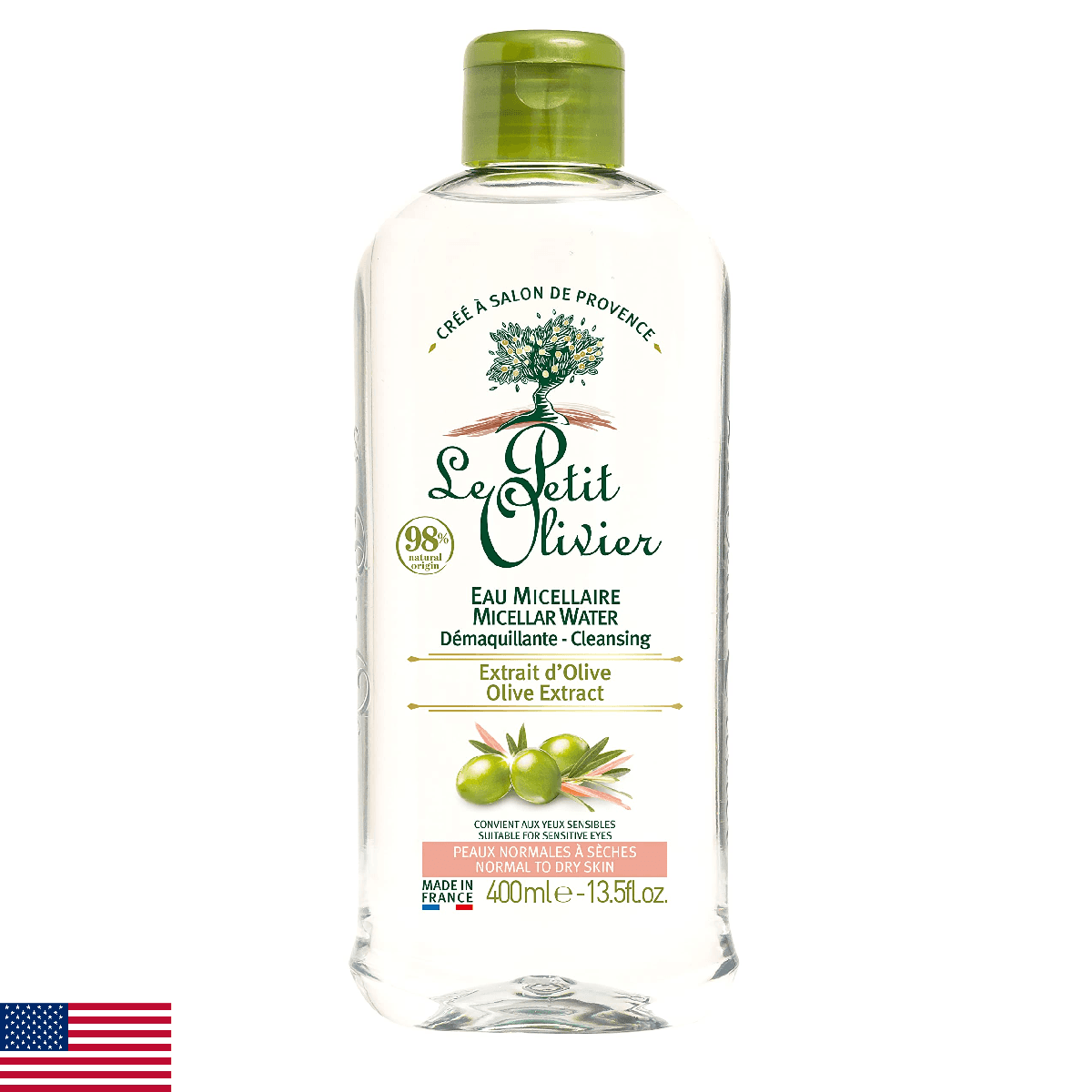 Le Petit Olivier Cleansing Micellar Water - Enriched with Olive Extract - Gently - Image 1