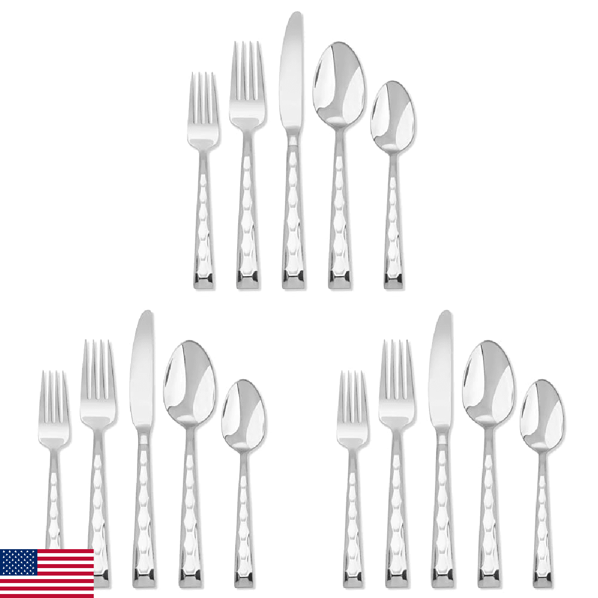 Hampton Forge Hampton Signature – Carnival – 20 Piece Flatware Set, Service for - Image 1