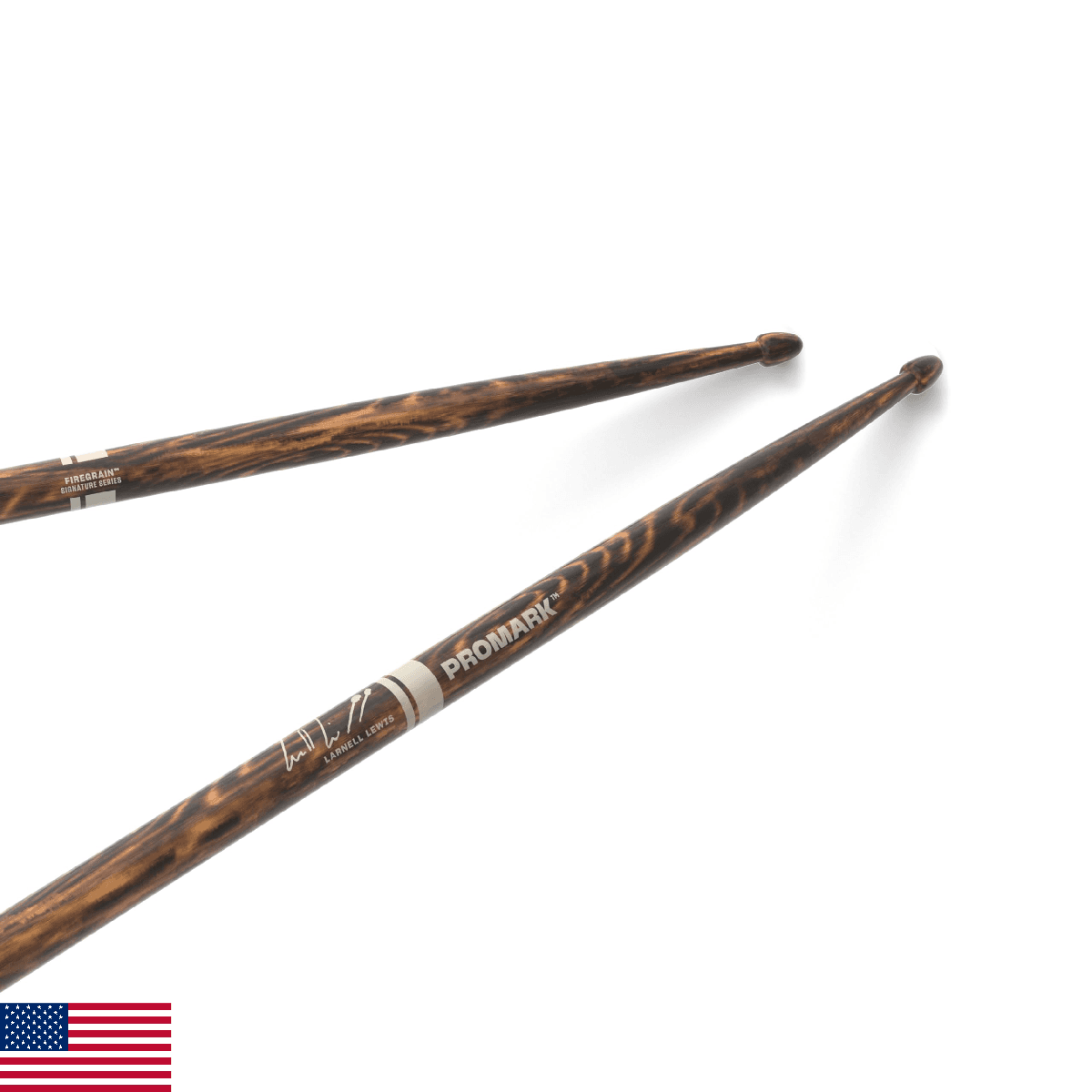ProMark Drum Sticks - Larnell Lewis Signature FireGrain 5AB Drumstick - Drum Sti - Image 1