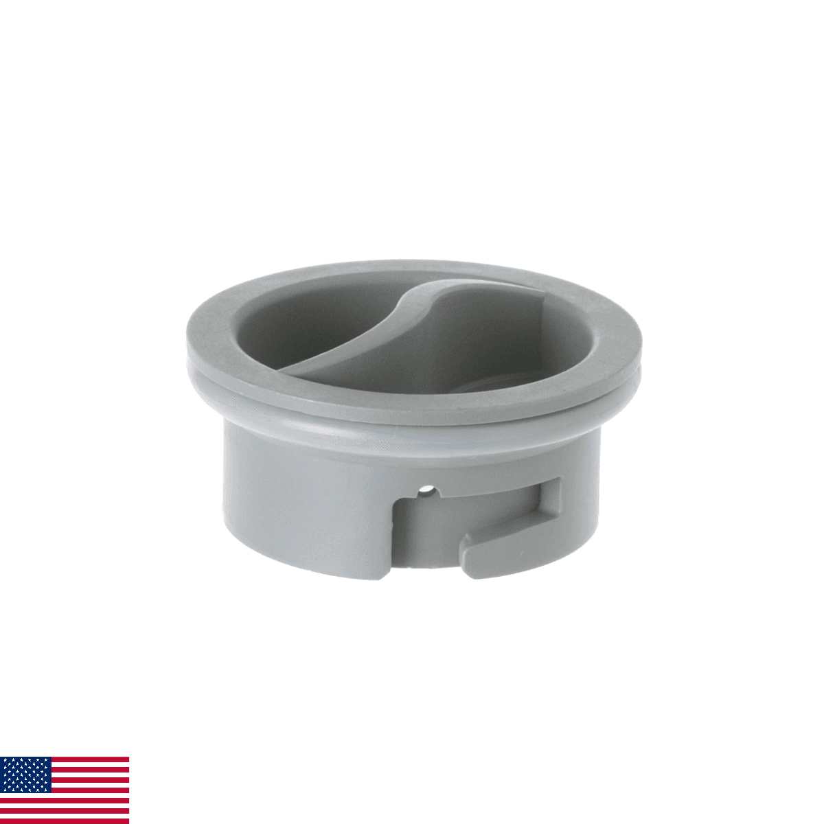 GE WD12X10122 Genuine OEM Rinse Aid Dispenser Cap Gray for GE Dishwashers - Image 1