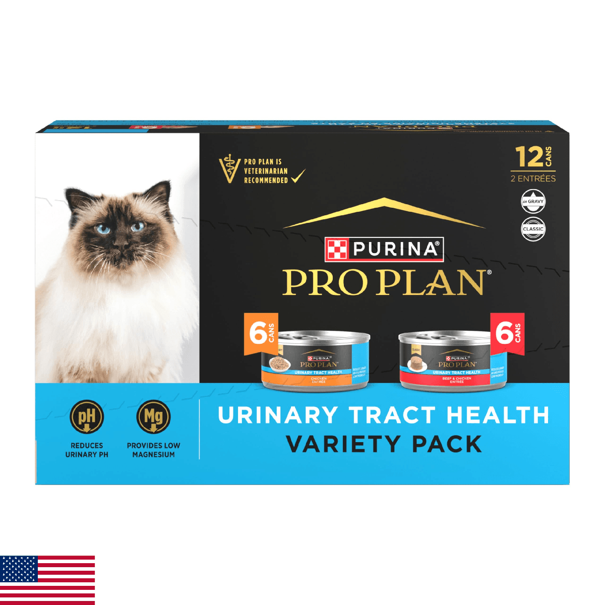 Purina Pro Plan Urinary Tract Wet Cat Food Variety Pack Urinary Tract Health Bee - Image 1