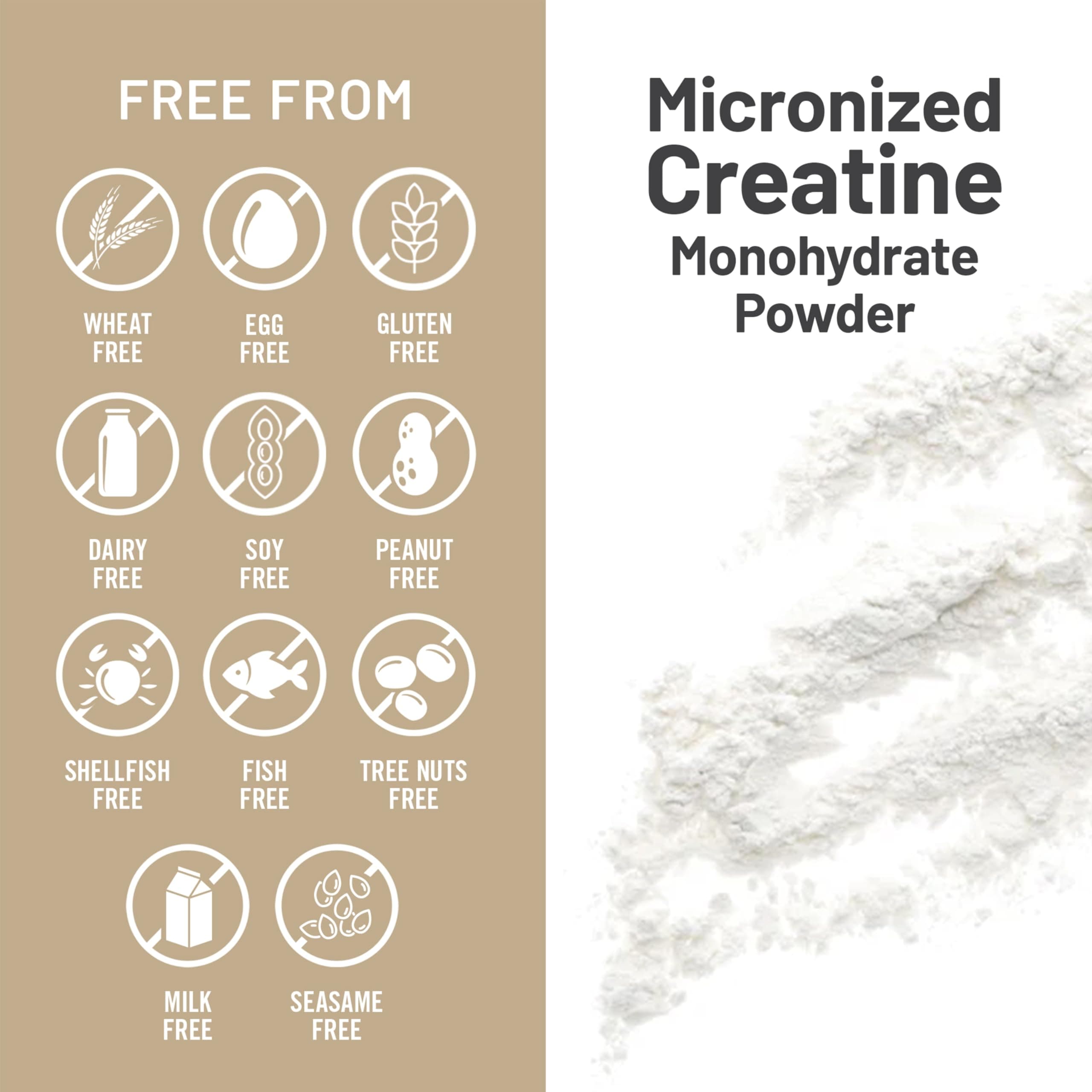 NatureWise Micronized Creatine Monohydrate Powder, 5000mg (5g) Per Serving - Cre - Thumbnail 8