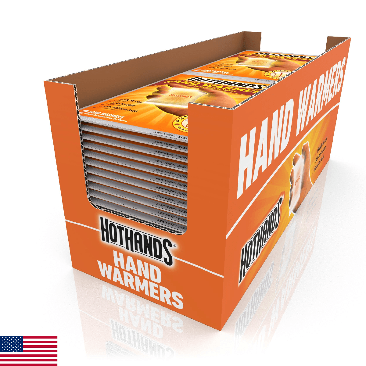 HotHands Hand Warmers - Long Lasting Natural Odorless Air Activated Warmers - Up - Image 1