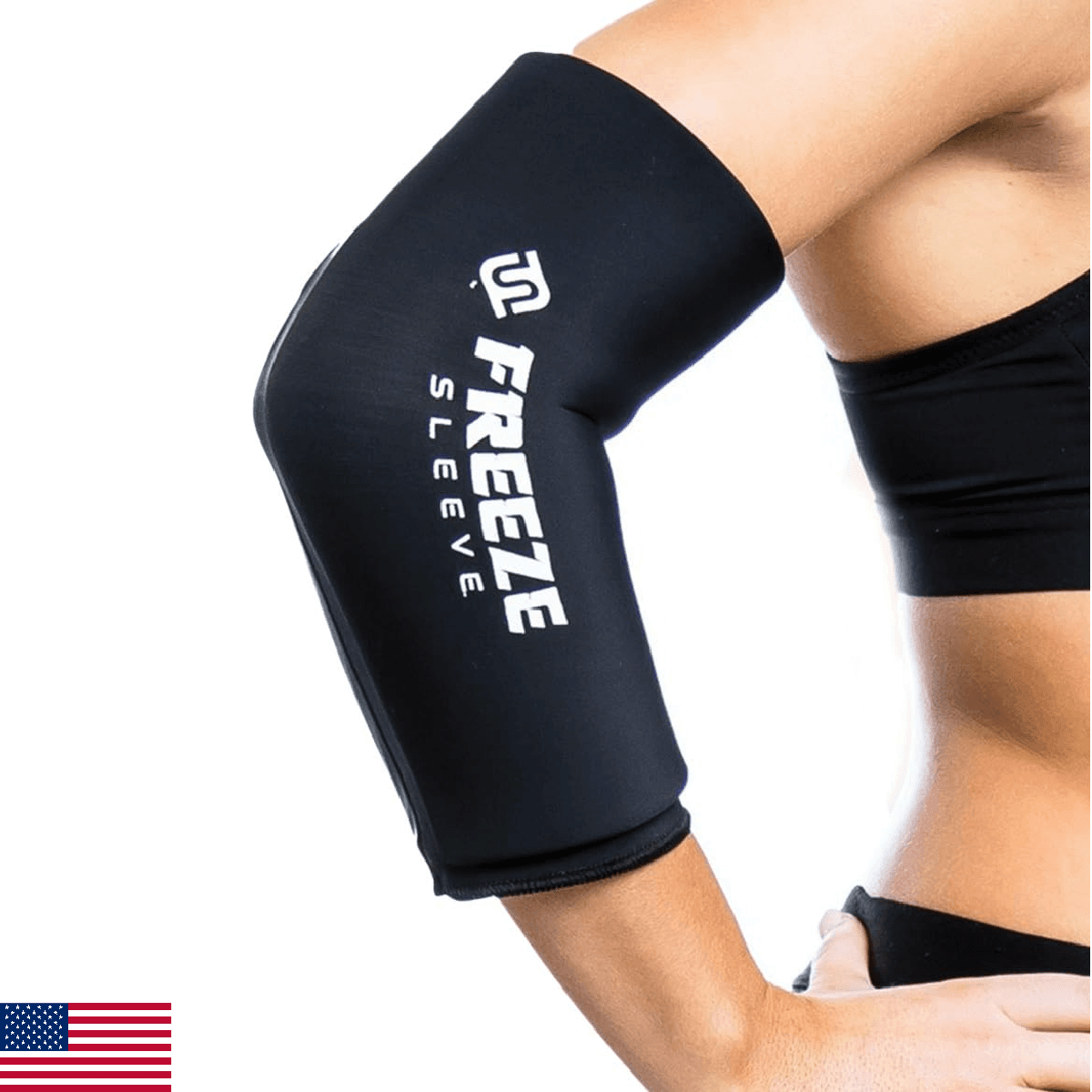 FreezeSleeve Ice and Heat Therapy Sleeve | Reusable Ice Pack Flexible Gel Compre - Image 1