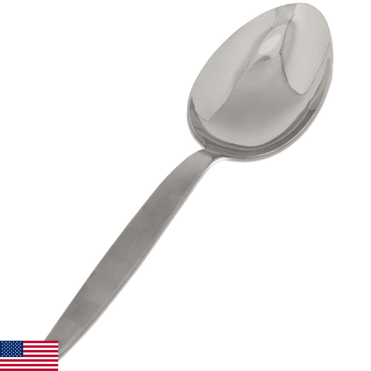 J.B. Prince U715 S/S Chef Gray Kunz Sauce Spoon, Stainless Steel - Image 1