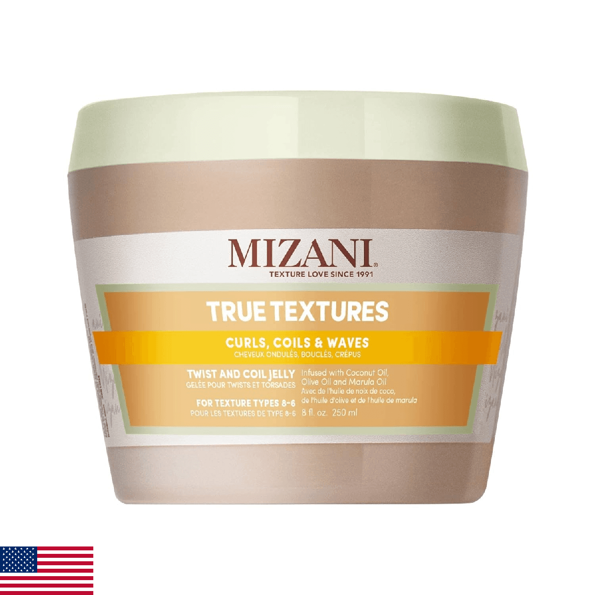 Mizani True Textures Twist and Coil Paraben & Silicone-Free Jelly - Provides Tou - Image 1