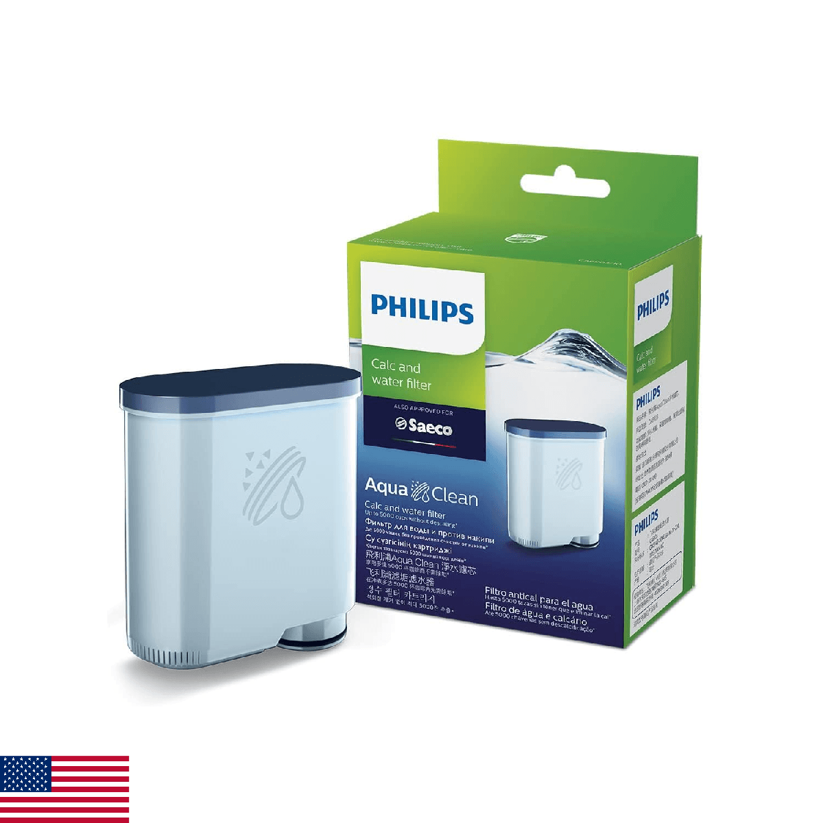 Philips Kitchen Appliances Philips AquaClean Original Calc and Water Filter, No - Image 1