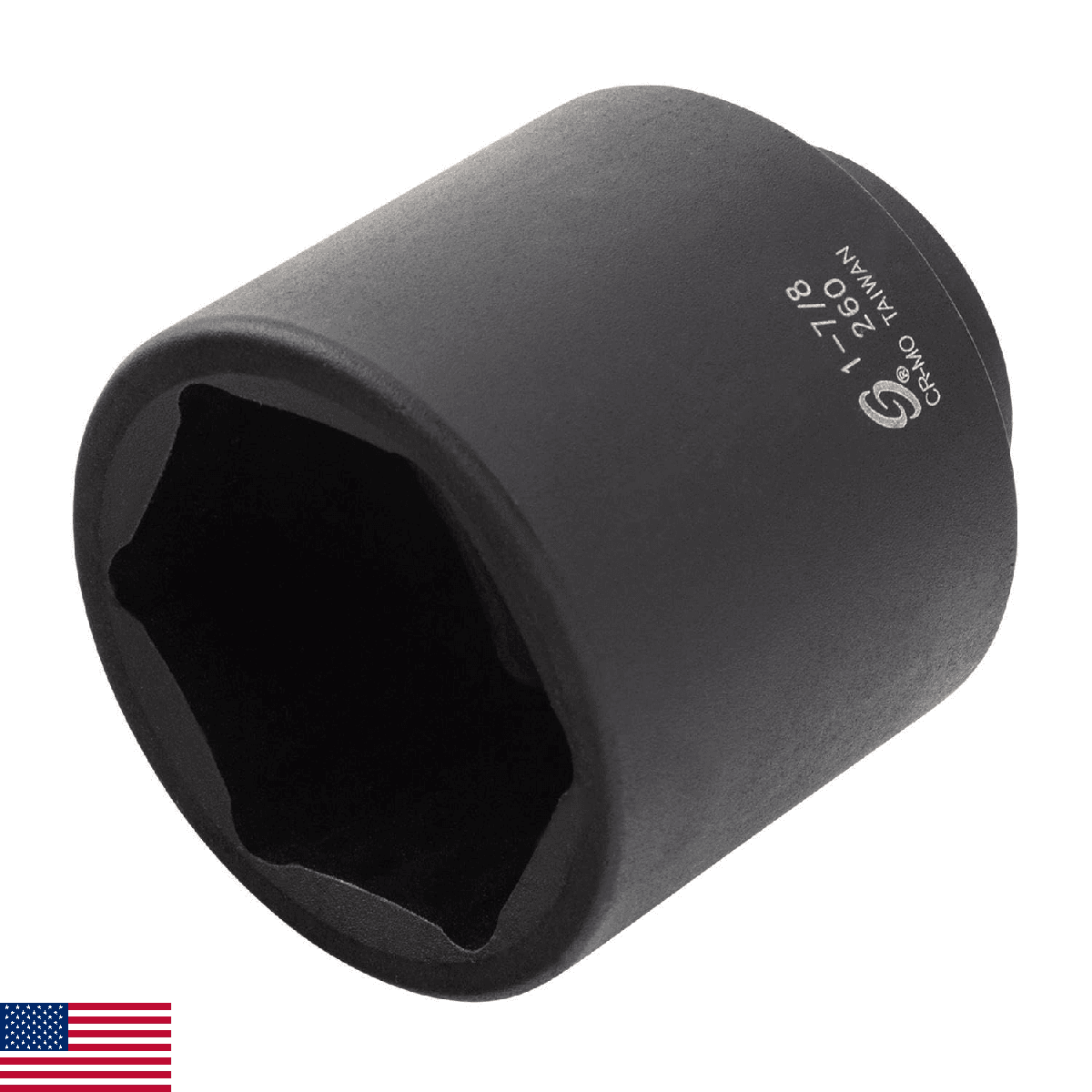 SUNEX TOOLS 260 1/2-Inch Drive 1-7/8-Inch Impact Socket - Image 1